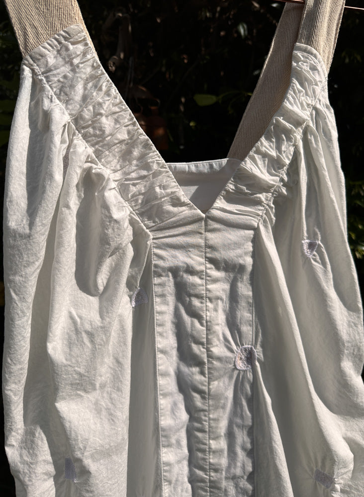 One of a Kind | Tania Dress, white shapes, size S