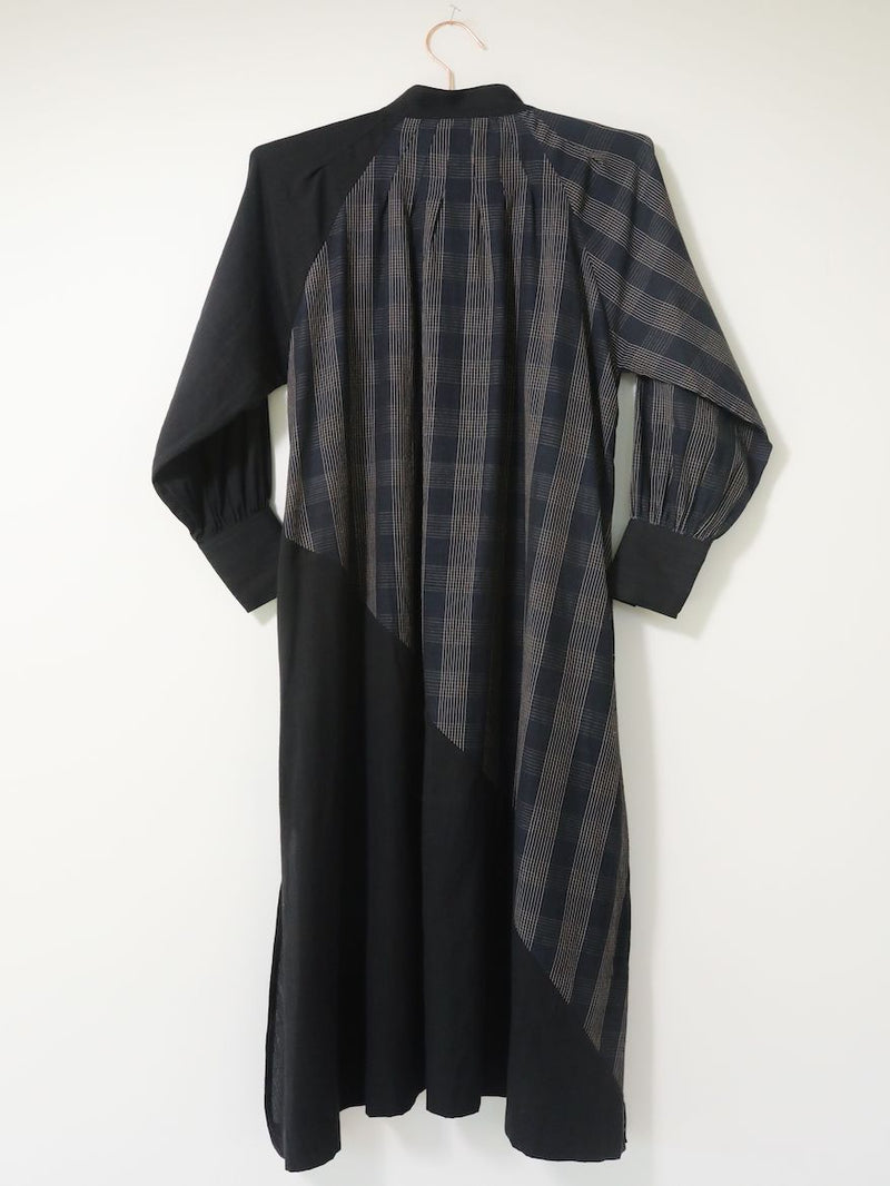 Seek Bazaar | Raf Dress, sapphire plaid + black