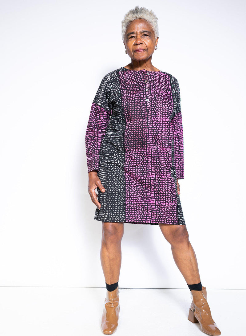 Seek Bazaar | Sara Dress, foliage print