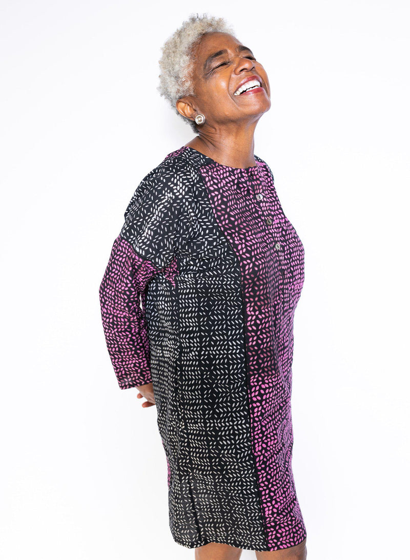 Seek Bazaar | Sara Dress, foliage print