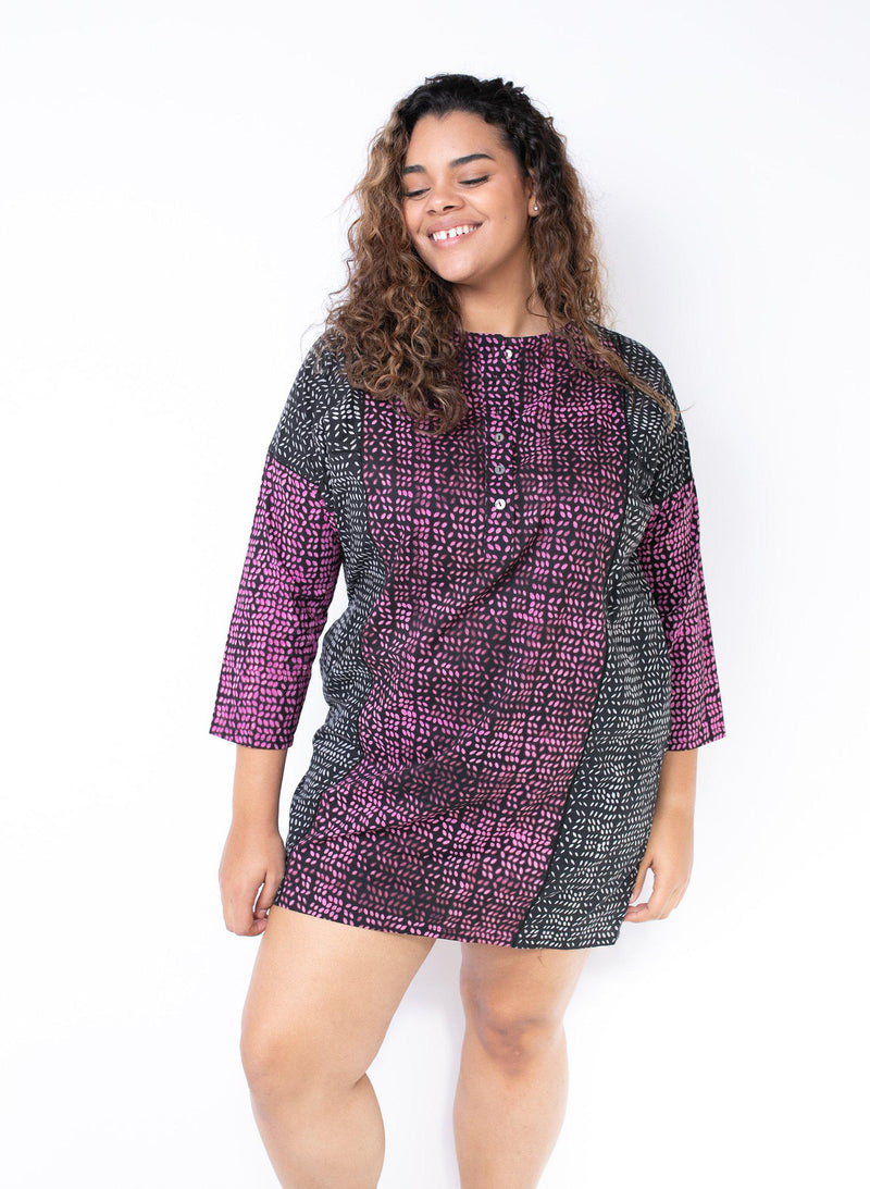 Seek Bazaar | Sara Dress, foliage print