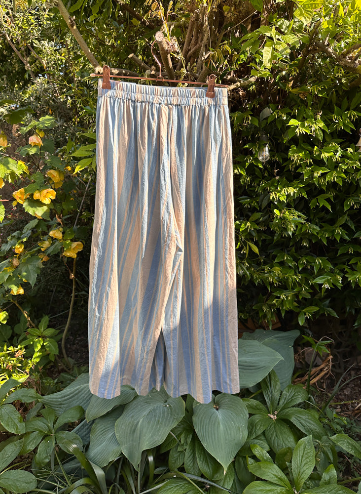 Seek Bazaar | Savista Pants, sky stripe