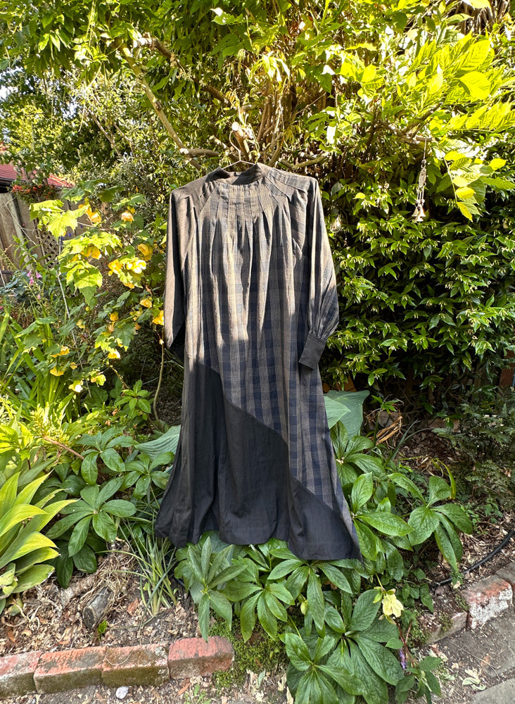 Seek Bazaar | Raf Dress, sapphire plaid + black