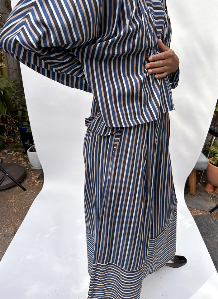 Nikki top, Acadia stripe – Seek Collective