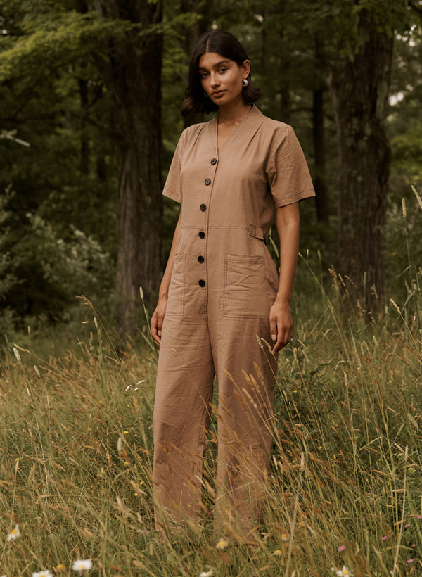 Amelia Romper, taupe