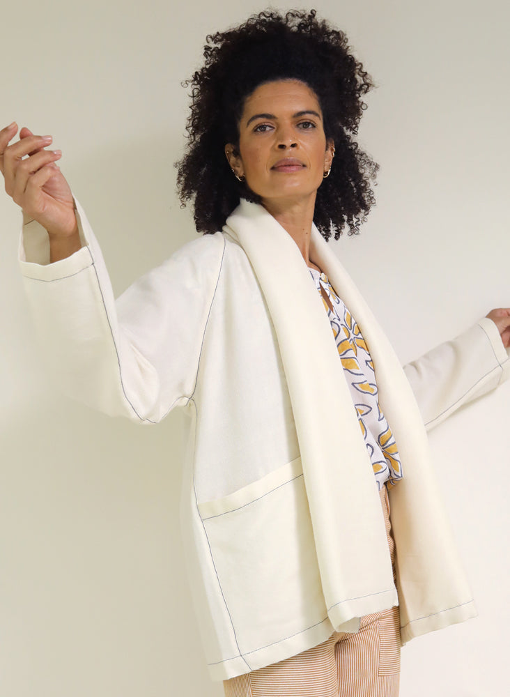 Scarf Cardi, natural