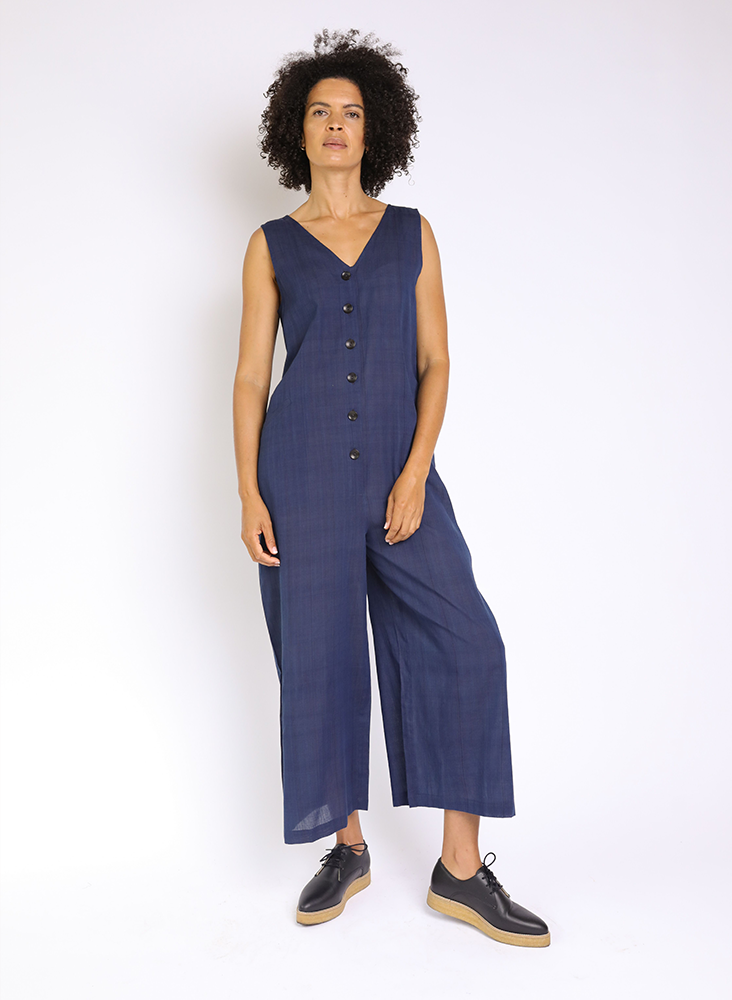 Seek Bazaar | Posta Romper, deep indigo