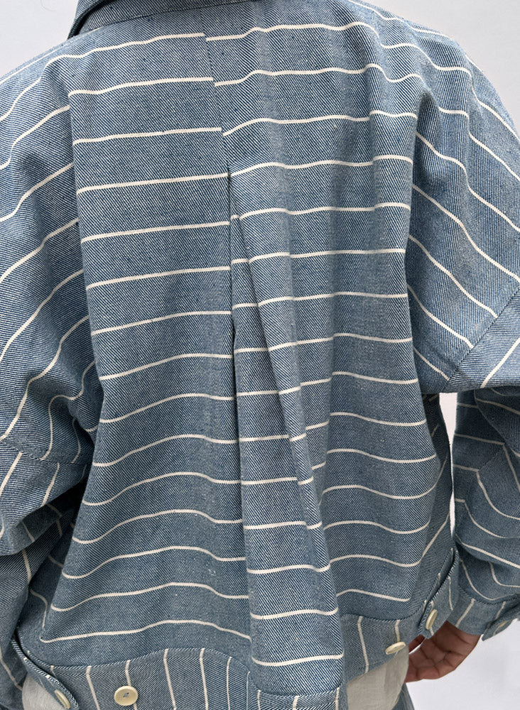 Tulsi Jacket, Atlantic stripe