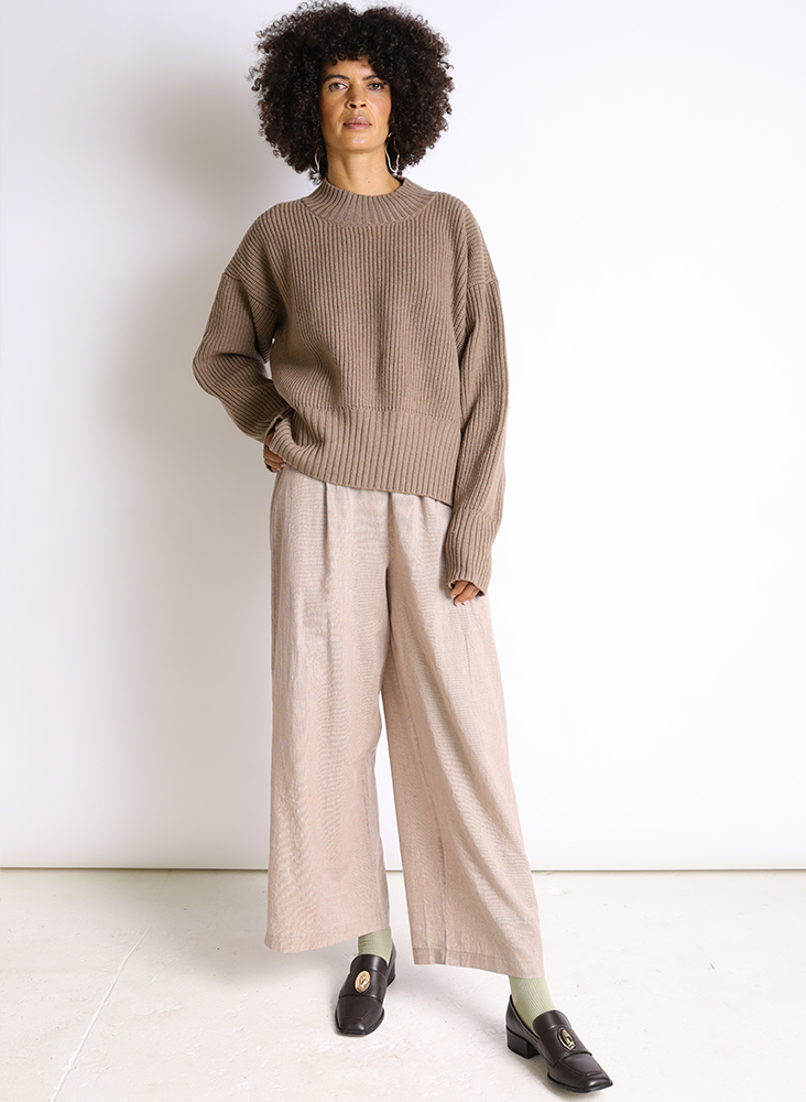 Rebecca Sweater, taupe