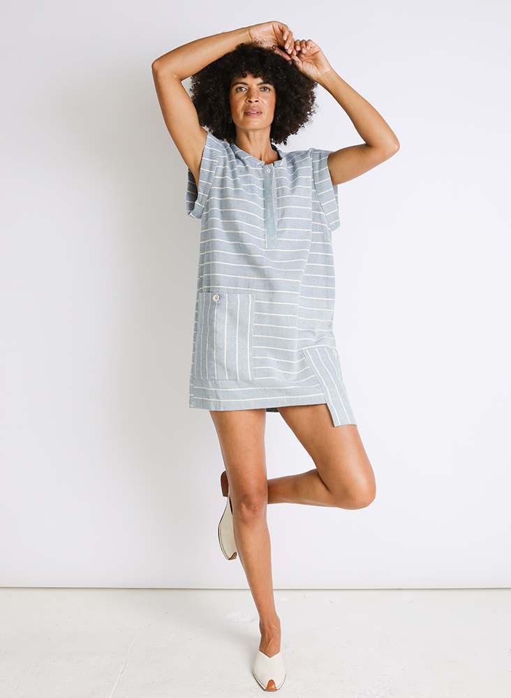 Sukie Dress, Atlantic stripe