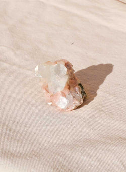 Market Finds: Pink + Clear Stilbite Cluster