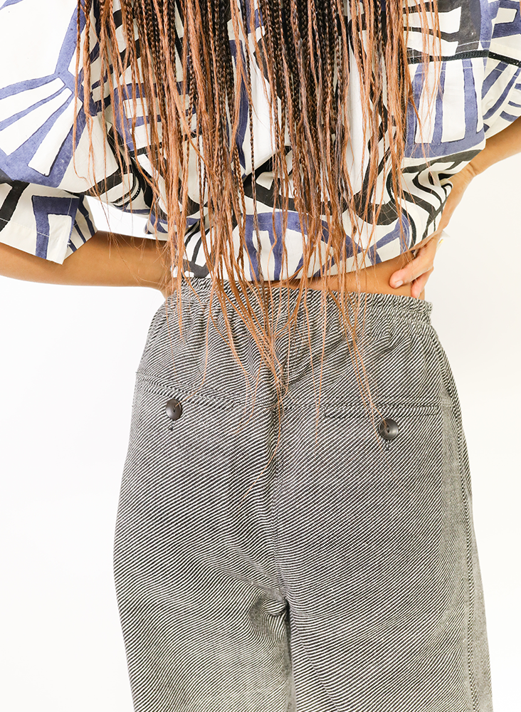 Haus Pants, black twill