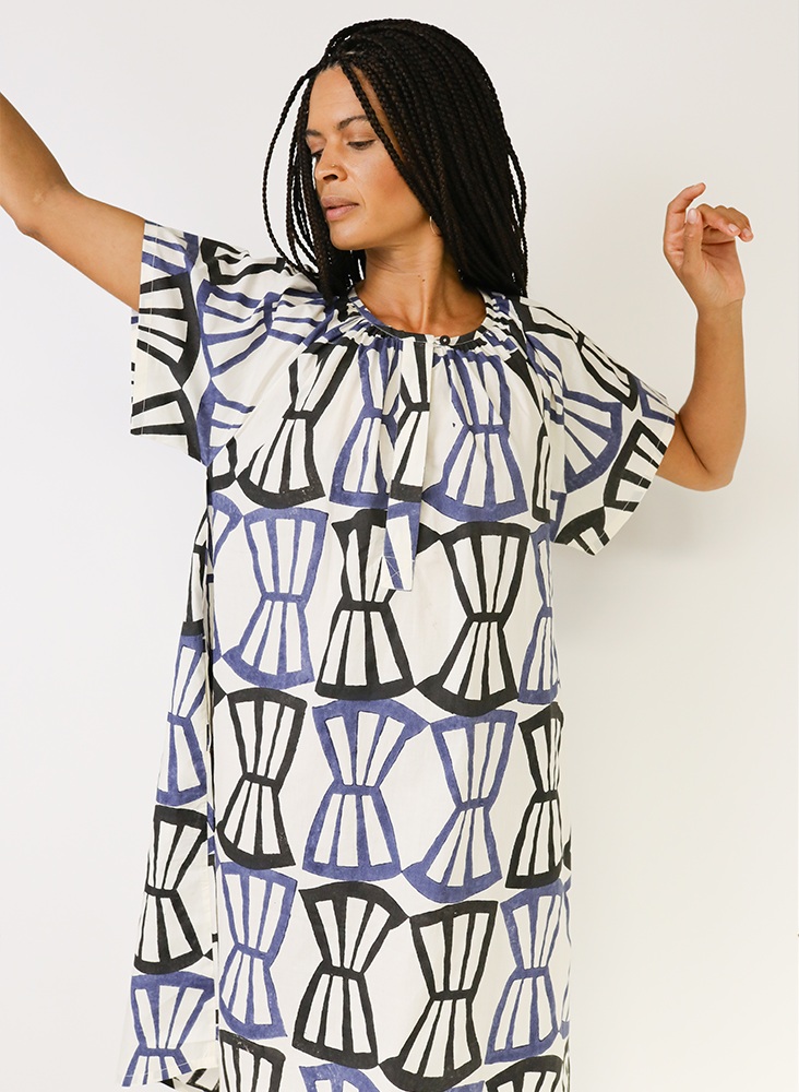 Leta Dress, bialetti print