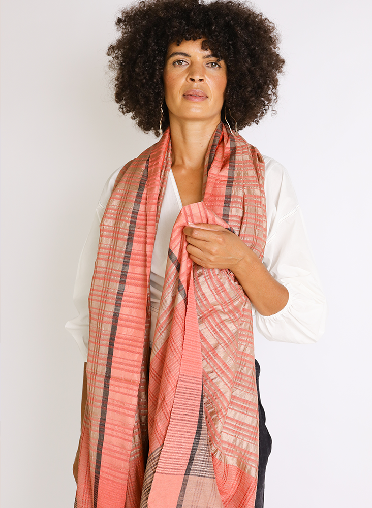 Scarf, coral