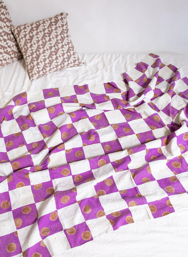 Gudri Quilt, orchid