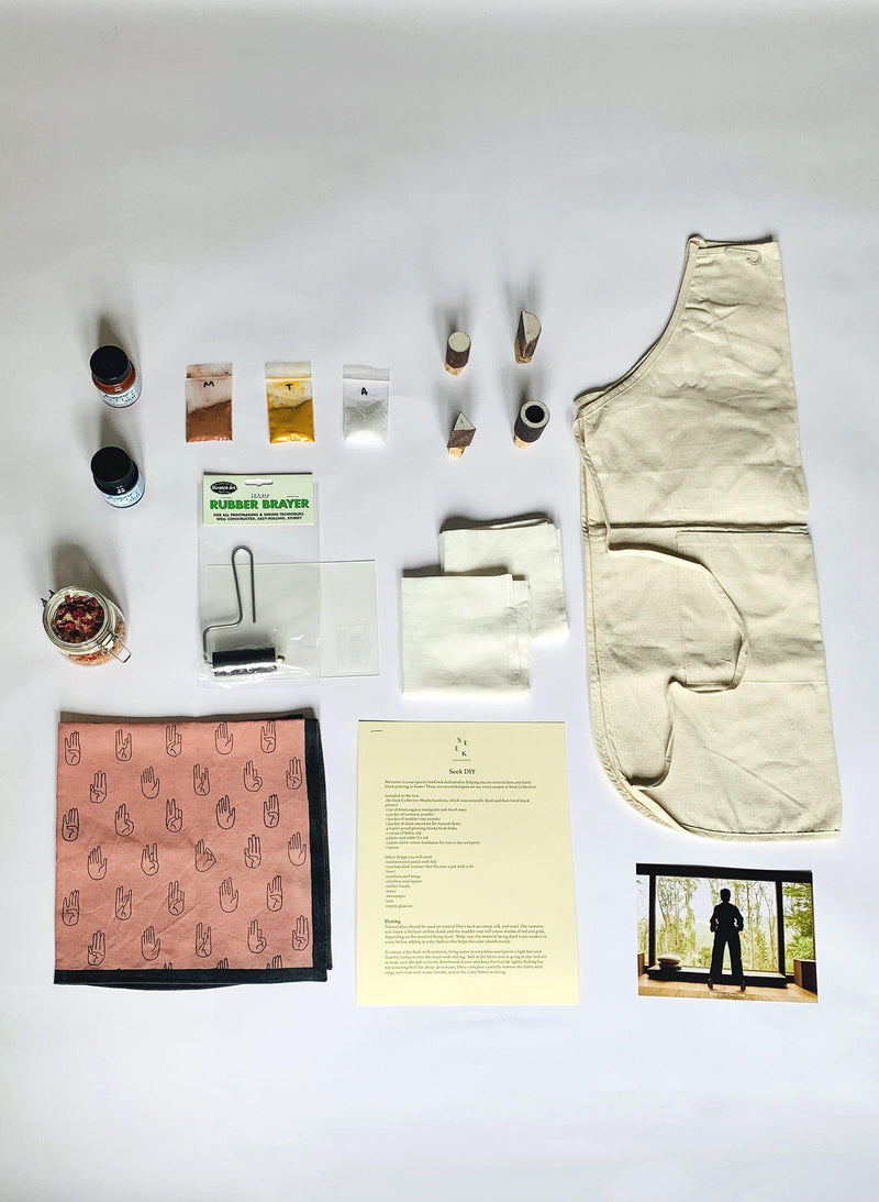 Seek DIY Natural Dyeing + Hand Block Printing