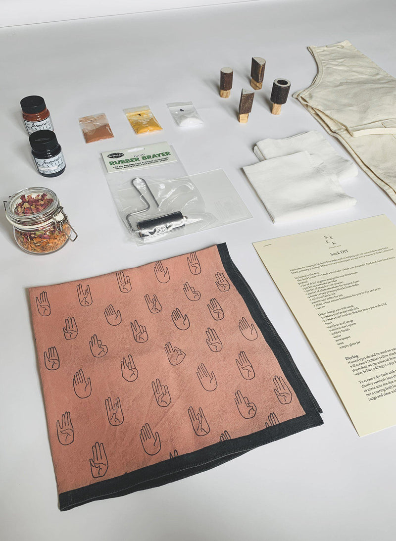 Seek DIY Natural Dyeing + Hand Block Printing