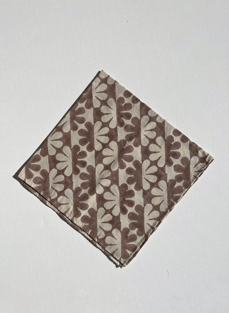 Tea Towels, cocoa dahlia print