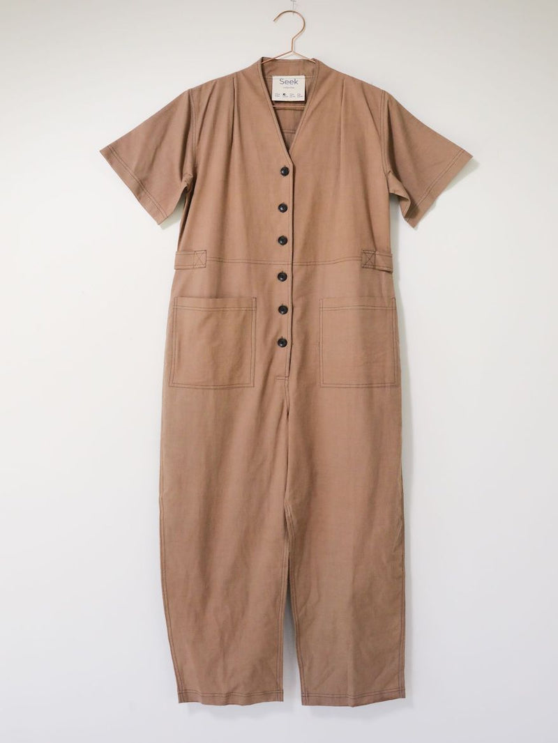 Amelia Romper, taupe