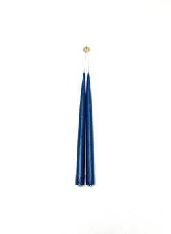 Taper Candles, Copenhagen blue