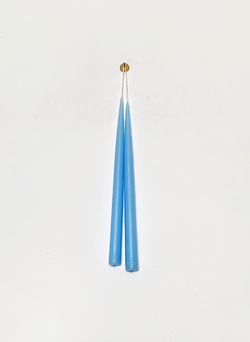 Taper Candles, ice blue
