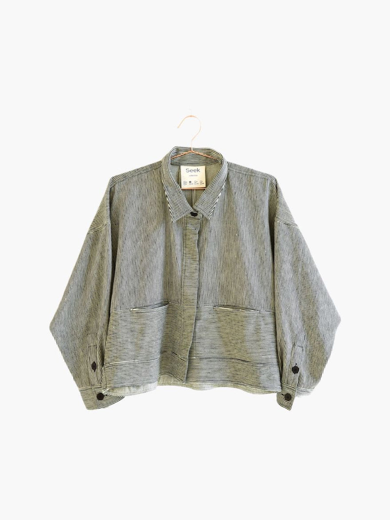 Tulsi Jacket, sand stripe