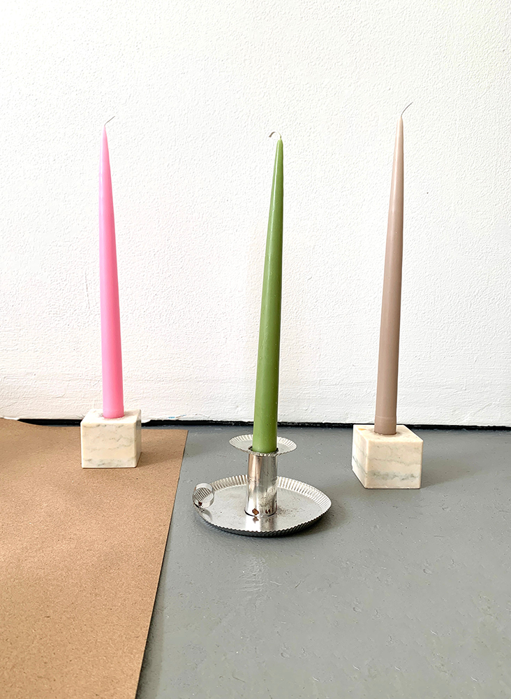 Taper Candles, pink
